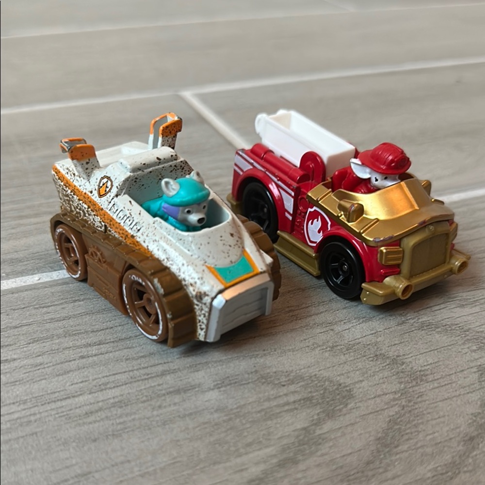 Paw Patrol Rescue Racers Set of 2 - Everest and Marshall